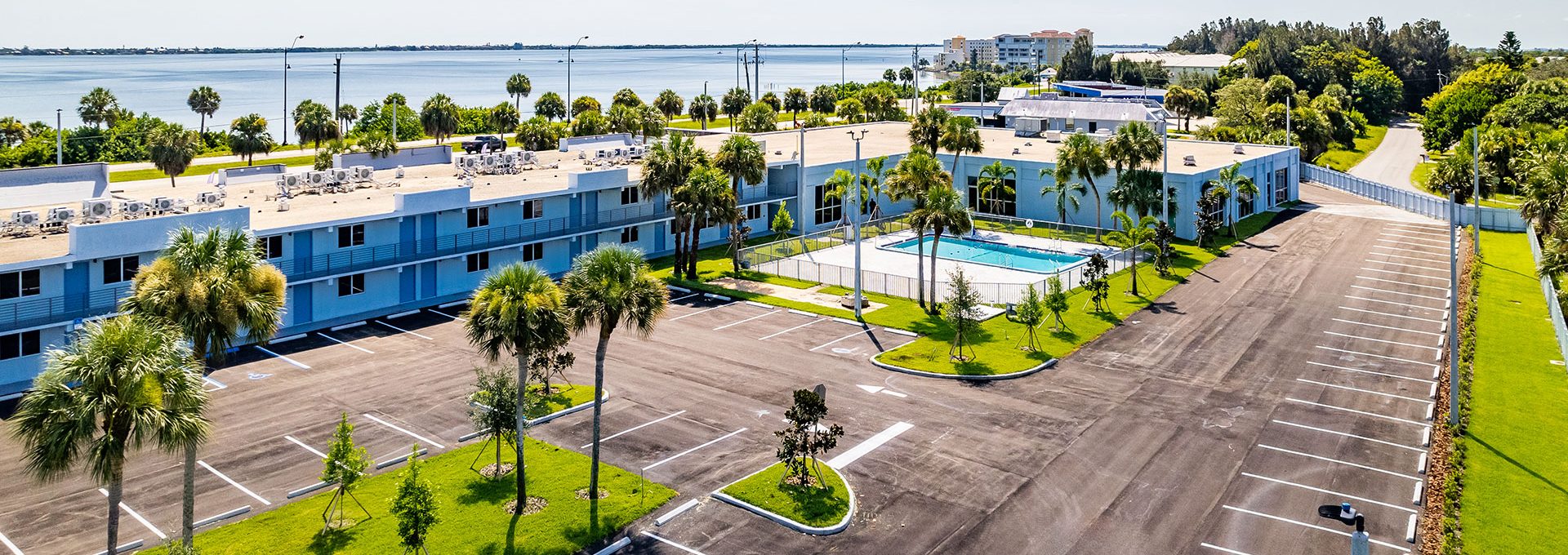 Indian River Flats Aerial View Front