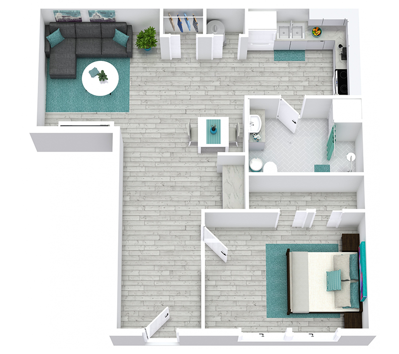 Apartment Floorplans in Palm Bay, FL | Indian River Flats